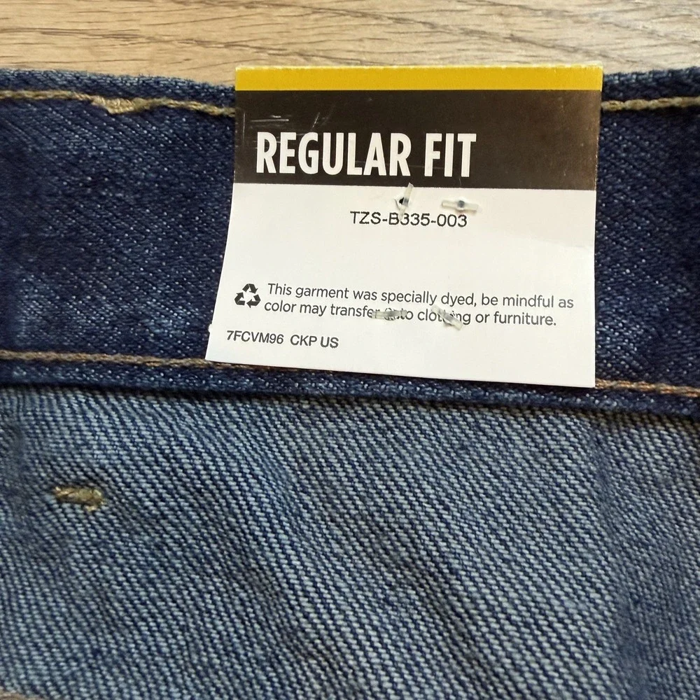 Lee Jeans Mens 50x29 Drifter Loose Fit Straight Leg Stretch Medium Blue Wash NWT